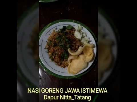 Bahan Makanan RESEP NASI GORENG JAWA KHAS GUNUNG KIDUL JOGJA ala Dapur Nitta_Tatang Yang Enak Dimakan