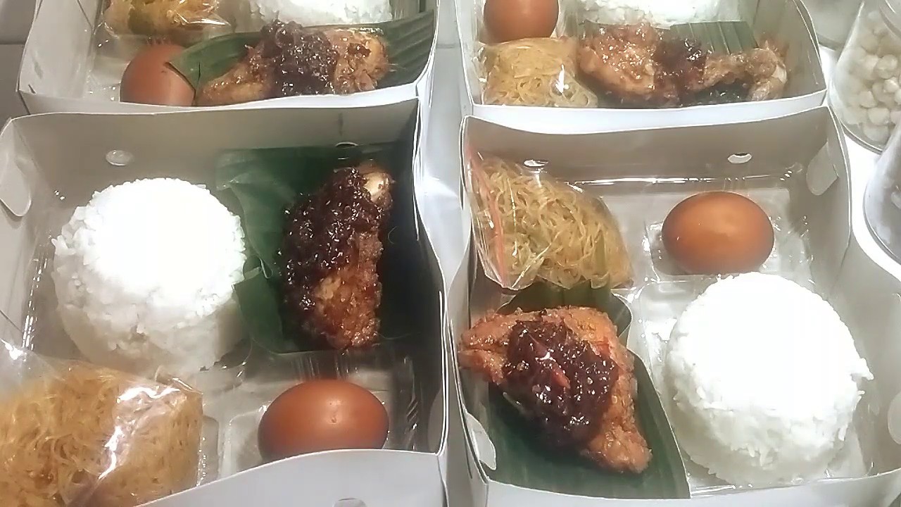 Resep Bunda NASI BOX !!  AYAM PANGGANG BUMBU RUJAK 64 PORSI ! Yang Bergizi Tinggi