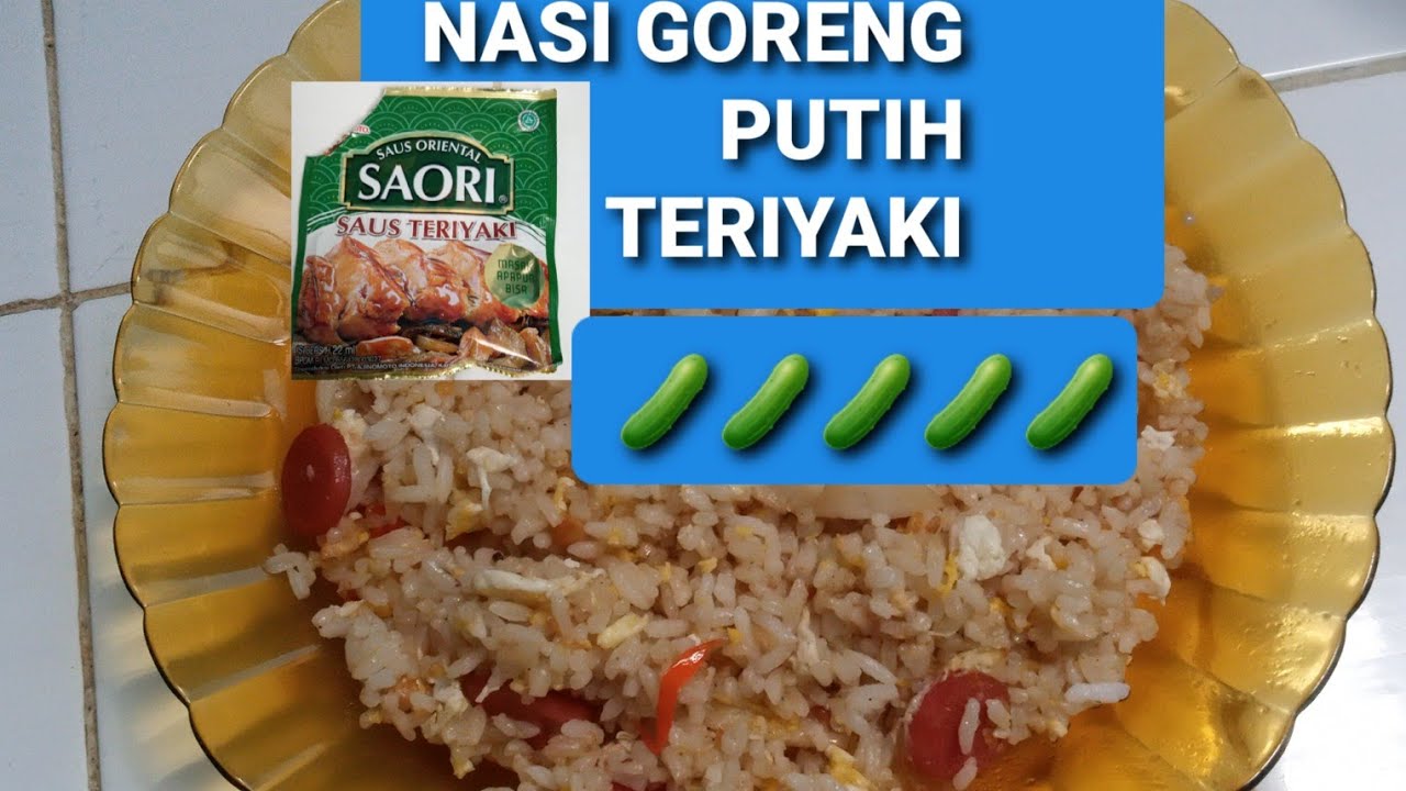 Bahan Masakan #enak jga#Cara masak nasi goreng putih saus teriyaki Yang Bernutrisi Baik