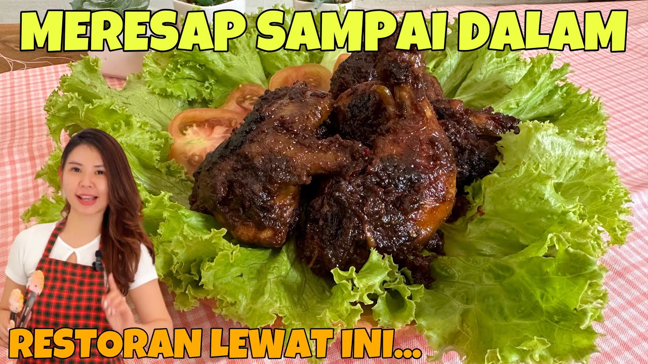 Tutorial Memasak Resep AYAM BAKAR TEFLON ❤️ Temukan RAHASIA  MERESAP SAMPAI DALAM di sini‼️Kualitas RESTORAN ‼️ Yang Bernutrisi Baik