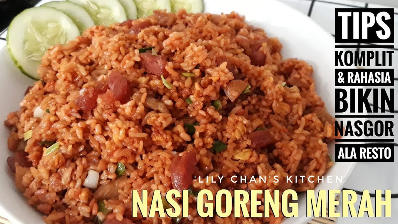 Makanan Sehat NASI GORENG MERAH ala LC Yang Nikmat