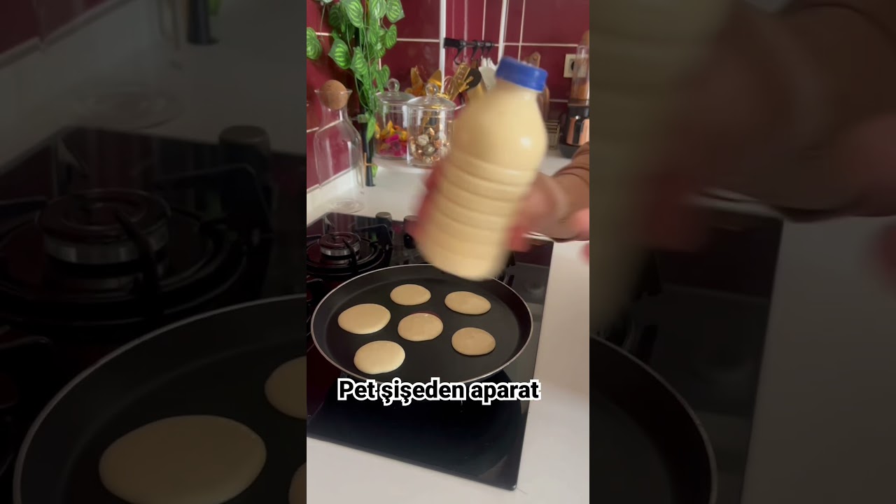 Masakan Pankekleri artık aynı boyda yapmak çok daha kolay #video #diy #fikir #tarif #düzen #temizlik Yang Enak Dimakan